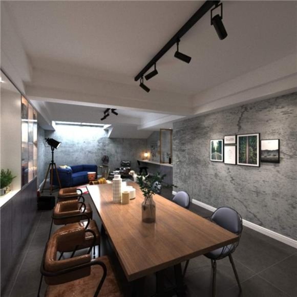 Concrete Wallpaper Roll Peel Grey Contact Paper Vinyl, Dark Gray, 354 x24 Inch - Picture 7 of 8